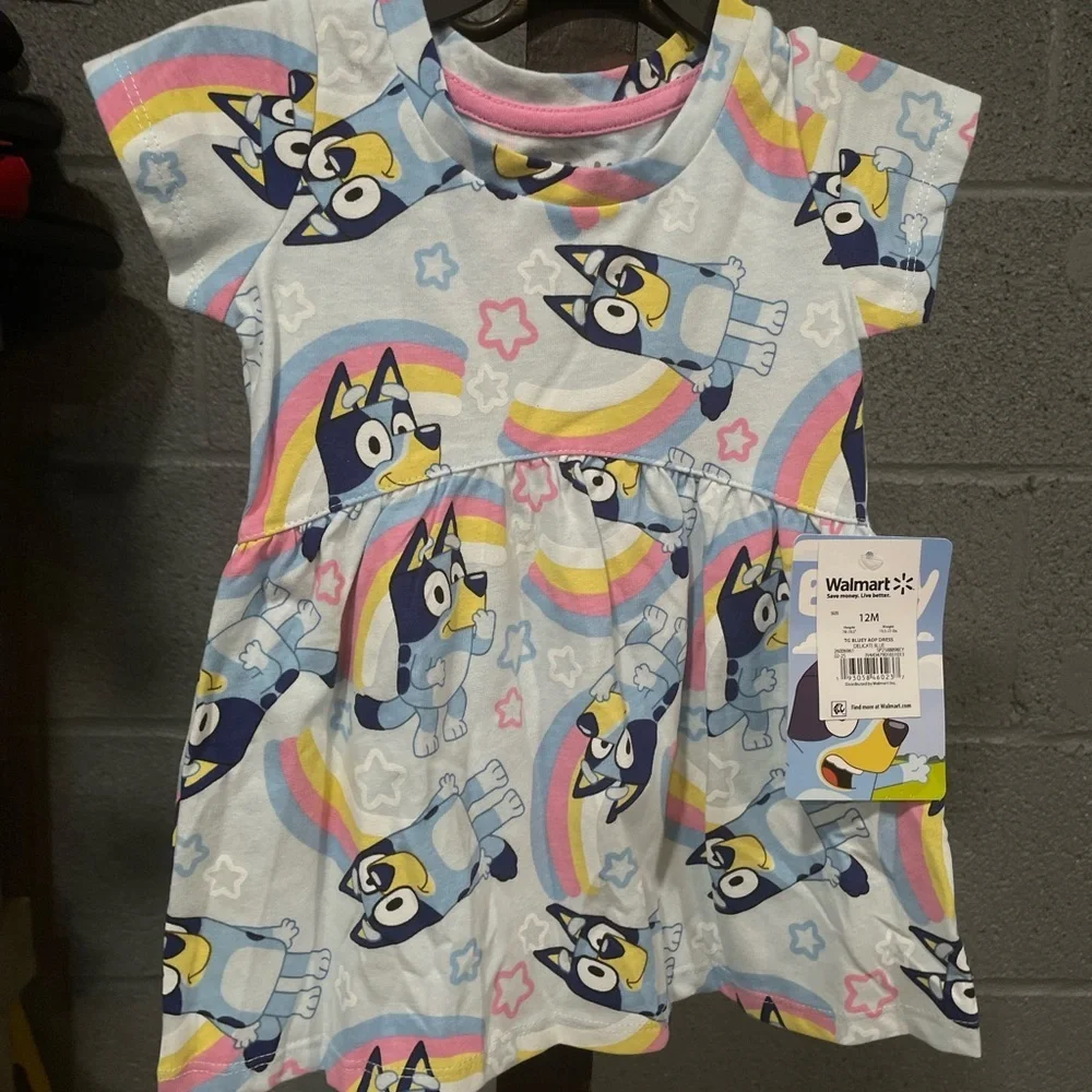 Bluey Toddler Dress with Rainbow Design - Picture 1 of 1